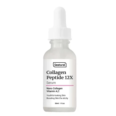 Collagen Peptide 12X Serum Enhances Skin Elasticity & Reduces Wrinkles, Promotes Collagen Production for Firm and Youthful Skin