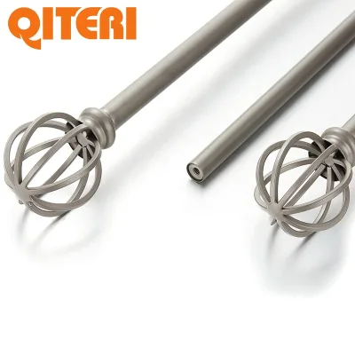 Steel traverse Decorative Modern Curtain Rods Window Rod