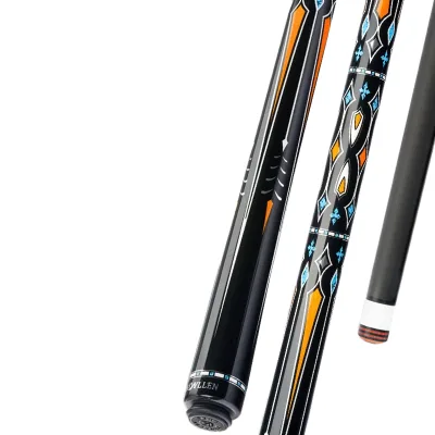 High Quality Factory Custom 58 Inch Billiard Cue Stick with 13mm Tip Canadian Maple Shaft High-Gloss Grip for Pool Home Bar Club