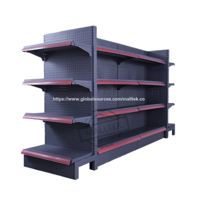 Fashion Plain Back Panel Store Shelf Supermarket Gondola