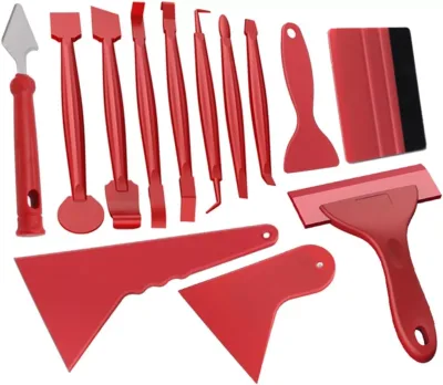 Professional Plastic Tint Tools Kit for Car Window Tinting and Vinyl Wrapping PPF Film Squeegee