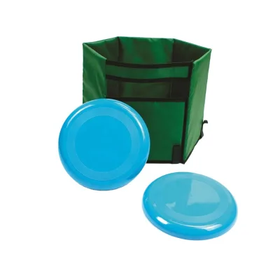 Indoor Outdoor Game Toy Folding Disc Golf Basket-210D Oxford Fabric ASTM/EN71 Certified Customizable Color & Logo