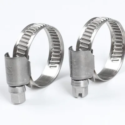 High Quality Steel Firm and Hasstrong Rust Corrosion Resistance Smooth Band German Hose Clamp