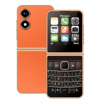 Cheap Price 4G Flip Phone Pocket2 - 2MP Rear Camera, 48MB+128MB, U-Type Hinge, Factory Direct
