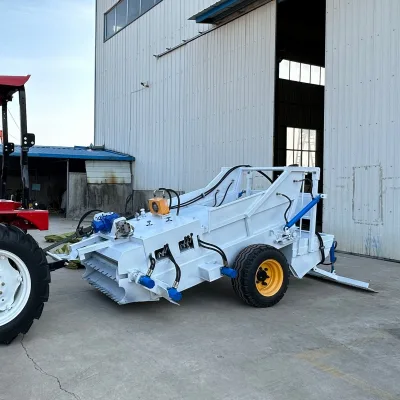 Heavy Duty Tractor Driven Beach Sand Cleaning Machine Hydraulic PTO Debris Collector for Coastal Shoreline Maintenance