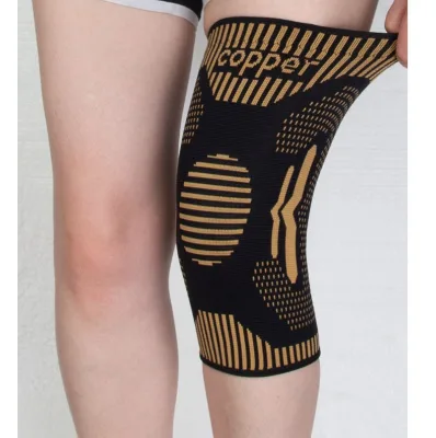 Good Quality Breathable Non-Slip Copper Knee Compression Sleeve Support for Sports Workout Arthritis Relief