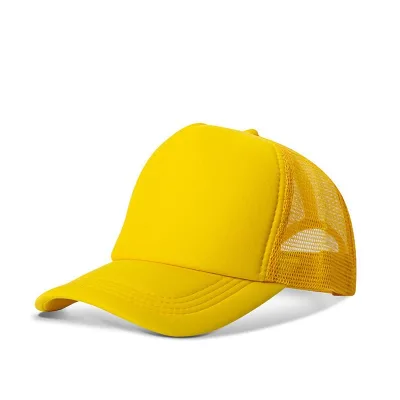 High Quality Custom Logo 5-Panel Printed Checkered Mesh Sports Performance- and Outdoor-Appropriate Blank Trucker Hat