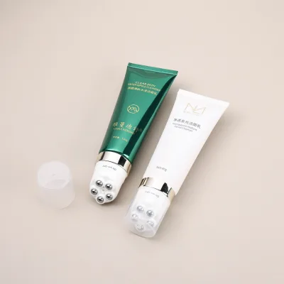 Custom Printed Body Balm Stick Packaging Empty Plastic Tube for Back Lotion and Personal Care Cream Massage