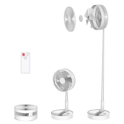ADYSS P9S Telescopic Freestanding Desk Top Seller Remote Ventilador Portatil Portable Folding Electric Rechargeable Stand Fan