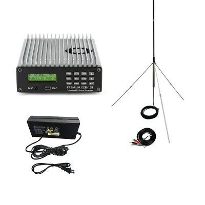 15W FM Broadcast Transmitter Radio Station FM Transmitter for Drive in Cinema