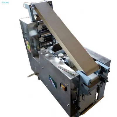 Wholesale Price Commercial Automatic Stainless Steel Ravioli Dumpling Skin Wonton Wrappers Making Machine Roti Making Machine