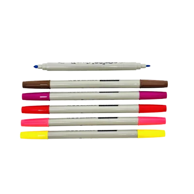 H-TONE Water Colors Dual Tips Double Tipped Art Drawing Twin Marker Watercolor Brush Pen