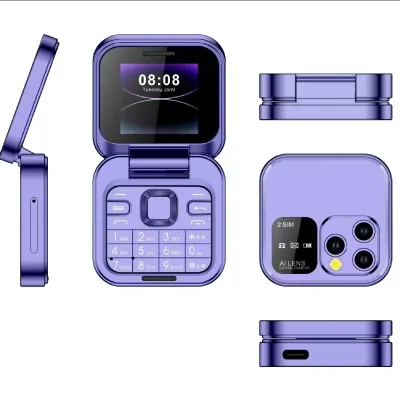 2024 Super Cute I16 Mini Flip Phone