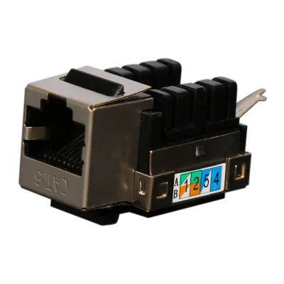 STP Cat6 keystone ethernet coupler RJ45 socket keystone jack RJ45 module jack Cat6 keystone jack