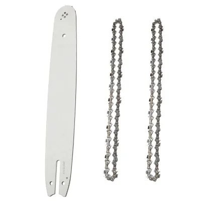 1 Set 14 Inch Chain Saw Guide Bar+2 Saw Chains 38 LP for STIHL 017 MS170 MS171 Chain Saw Replace Woodworking Garden Tool