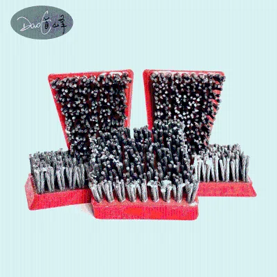 Steel Cable Wire Brush for Concrete Granite Marble Customizable OEM OBM Frankfurt Diamond Brush Tool