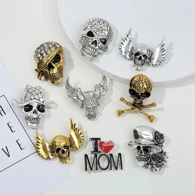 Fashion Brooches,New Arrival High-Grade Halloween Skeleton Vintage Brooch