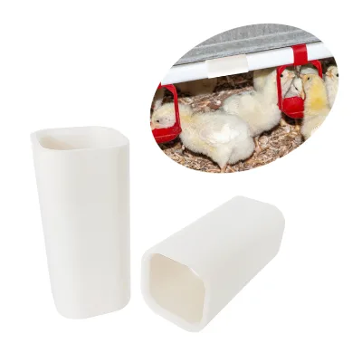 Plastic square Pipe Connector for Poultry Drinking System, Easy Installation, Stable Connection for Chicken Farm Water Line.