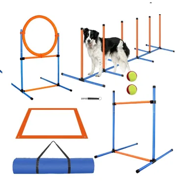 Custom Agility Training Equipment for Dogs Pet Outdoor Games Obstacle Course Agility Training Starter Kit