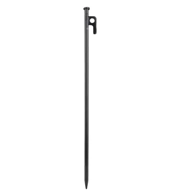 Durable and High-strength Black Ground Stake with Holes 20cm 30cm Carbon Steel