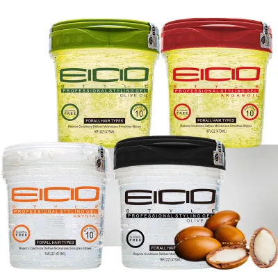 New Arrival Moisturizing Leave-On Gel for All Hair Types Explosion Control Friendly Olive Oil Hair Styling Gel Wax Support OEM