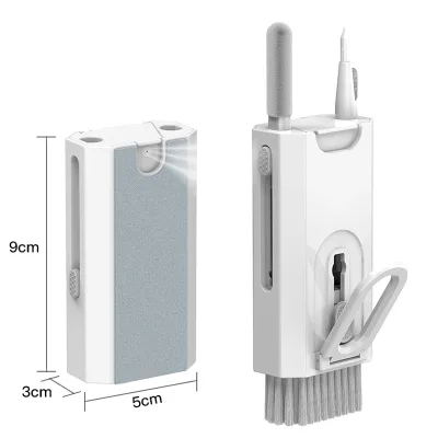 Wholesale Q8 8 in 1 Multi-Function Keyboard Cleaning Brush, Earphone Cleaning Pen With Phone Computer Dust Removal Soft Brush