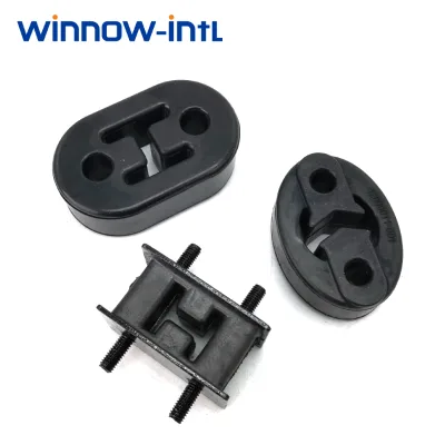2 Hole 3 Hole Muffler Bracket Sport Exhaust Hanger Rubber for Car Exhaust Pipe Mount Hanger