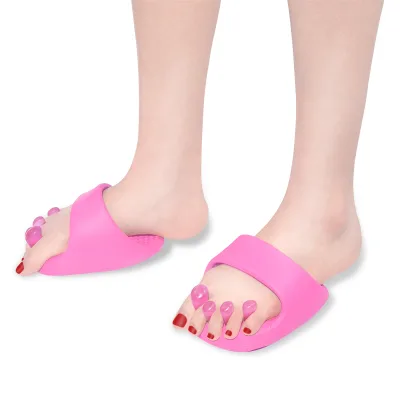 Toe Separator Shoes,Arch Support for Plantar Fasciitis and Flat Feet Calf Strengthener, Arch Exerciser Slipper for Foot Pain