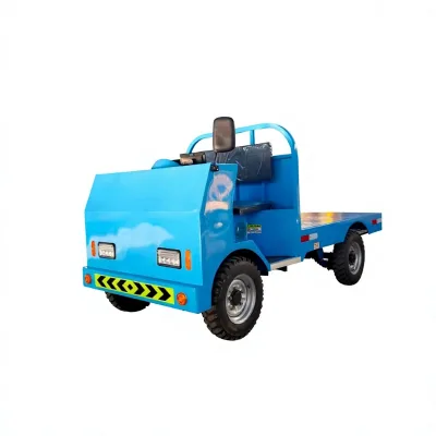 Industrial-grade Electric Platform Truck Suitable for Warehouse Material Handling and Livestock Transportation in Pastures