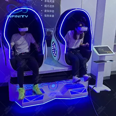 Classic Design Vr 9d Vr Cinema Game Park Machine Simulator Vr Cinema Chair 9D Egg Cinema