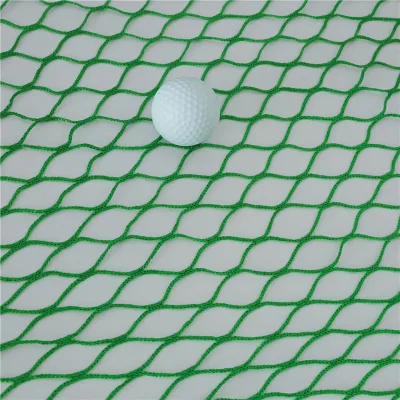Green Lawn Matching Wear Resistant Custom Backyard Golf Net Knotted Net for Outdoor Golf Practice Enclosure