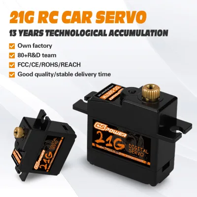 21g Metal Gear Micro Servo 4.3KG High Torque Servo Steering Gear for Drone RC Remote Control Car 17g S007M Micro Digital Servo