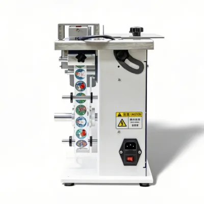 Portable Small Automatic Sealing and Labeling Machine Label Marking Right Angle Anti Counterfeiting Box Corner Labeling Machine