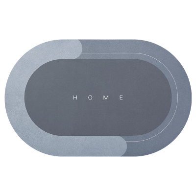 Custom Soft Diatom Mud Absorbent Bathroom Mat Modern Home Bathroom Decorative Floor Bath Non-slip Mat