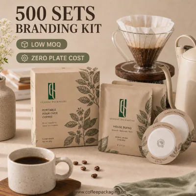 Portable Drip Bag Coffee Packaging Set Drip Coffee Filter Bag Botanical Custom Coffee Bag Bolsas De Cafe Zero Plate Cost