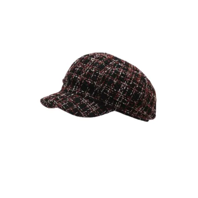 Korean Spring and Summer New Casual Beret Hat, Face-Slimming, Artistic Retro Hat, Versatile Thin Sunshade Octagonal Hat