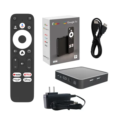 New Arrivals Dcolor GD2 Google Certified Quad Core 2GB RAM 32GB ROM Android 12 4K Google Tv Box With Amlogic Y4-B