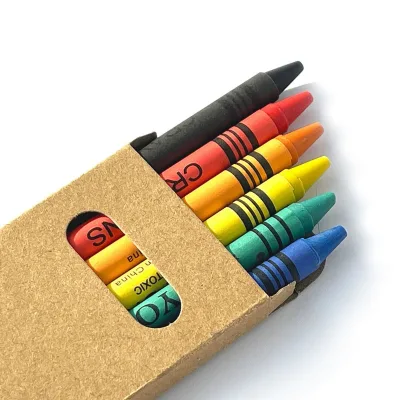 Set of 4\8\12\18\24 Long-Lasting Fade-Resistant Colored Crayons for School Children Bright Colors That Stand Out