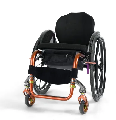 Many Kinds of Color Sports Wheelchair Carbon Fiber Frame Detachable Portable Wheelchair for the Disabled