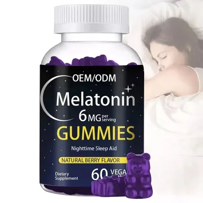 Organic Bear Sleep Gummies Melatonin Gummies Melatonin Sleep Aid Vitamin Improving Sleep Sugar Free Melatonin Gummy Customized