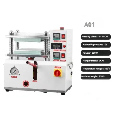 Vinica Small Flat Vulcanizer Rubber Plastic Granule Vulcanizing Press Large Silicone Electric Heating Molding Test Equipment