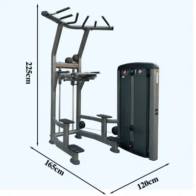 Direct - Price Compact Home Assisted Chin - up Machine and Medium Loader Commercial Adjustable Dip Station
