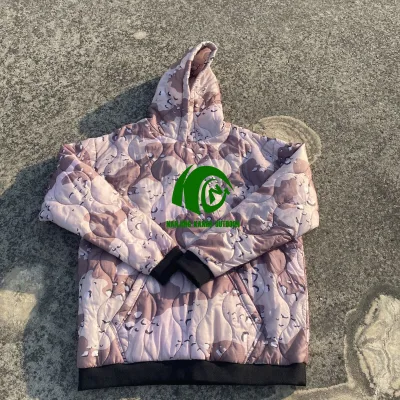 New Cheap White Camouflage Woobie Hoodie Snow Hoodie Jacket for Men