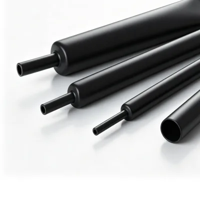 Insulated Flame Retardant Dual Wall Heat Shrink Tube PE Material 2:1 Shrink Ratio Size 10 for Cable Management
