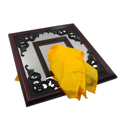Silk Scarves Through Mirror,Magic Tricks