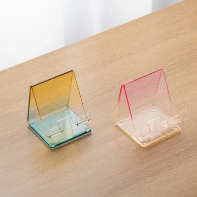 JSM Brand Colorful Acrylic Phone Stand Stylish Durable Desktop Phone Holder for Office Home