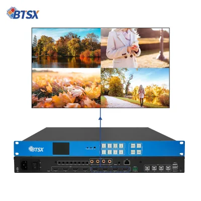 4K Video Wall Processor for Command Centers - Split, Matrix, and Freeze Functions