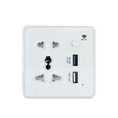 2.4GHz 86 Type TUYA Zigbee Smart WIFI Wall Sockets Support Alexa, Google Home Voice Control, Timer, APP Control