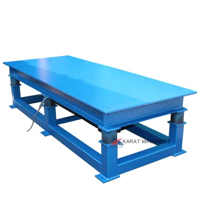 Cement Interlocking Tile Making Vibrator Table Vibration Shaker Table