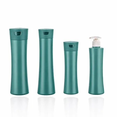 Empty Curve-Shaped HDPE Bottle for Salon-Grade Hair Care Body Lotion and Liquid Soap 200ml 320ml 400ml